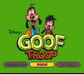 Goof Troop (USA) screen shot title